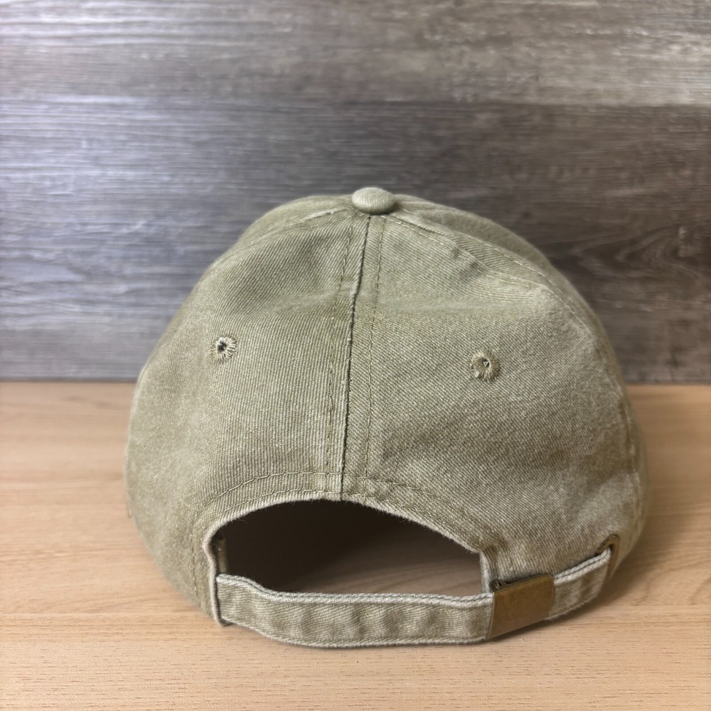 Disney Hat Cap Strap Back Brown Mickey Mouse Disney World Vintage Distressed - Picture 5 of 9